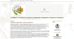 Desktop Screenshot of camminosanpietro.it